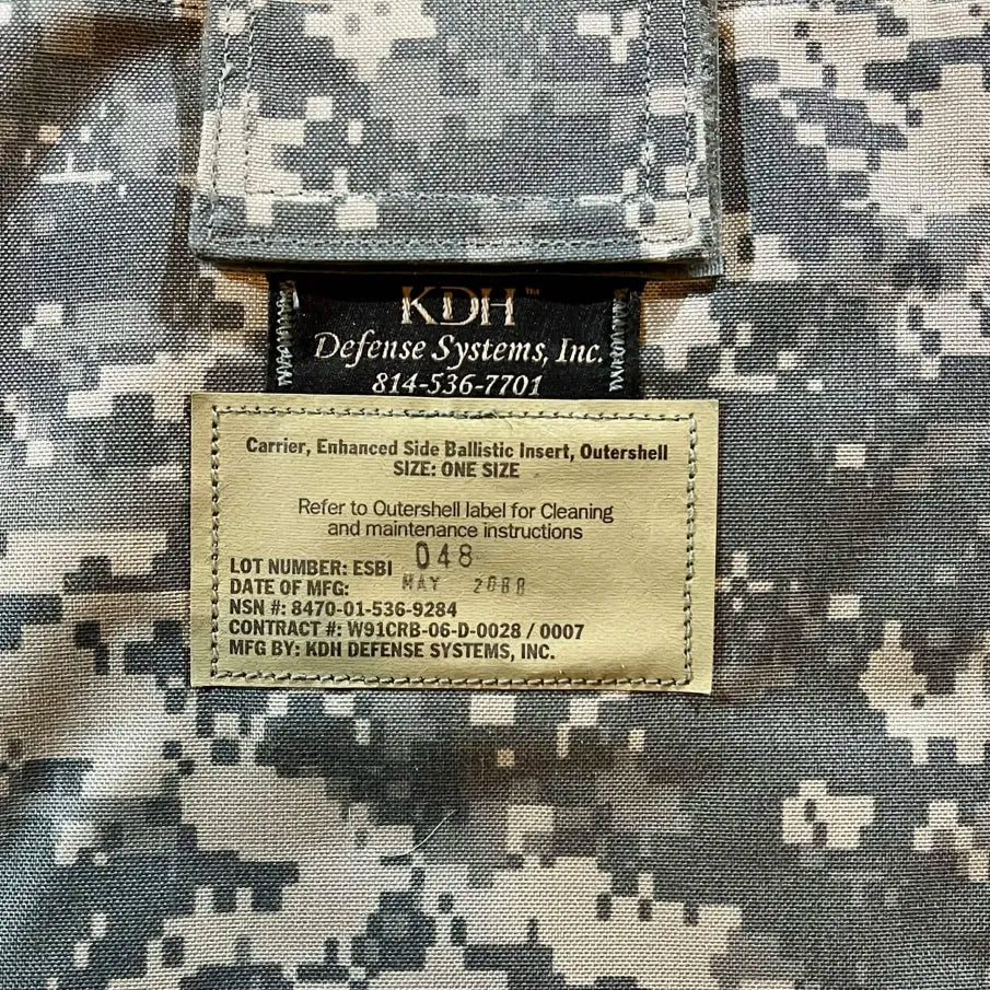 Point Blank Interceptor Outer Tactical Vest (OTV) – UCP – Size Large – Full Soft Armor Configuration