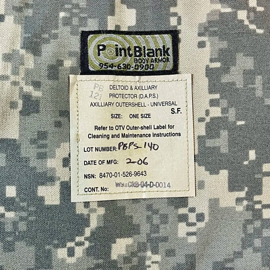 Point Blank Interceptor Outer Tactical Vest (OTV) – UCP – Size Large – Full Soft Armor Configuration
