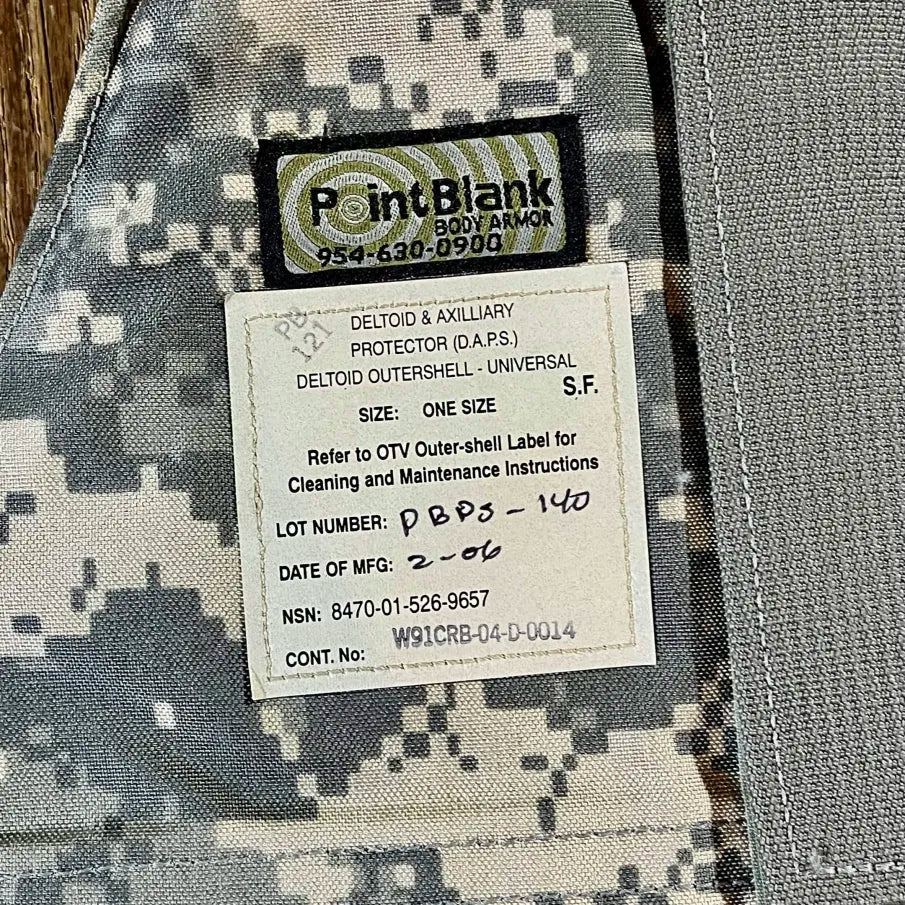 Point Blank Interceptor Outer Tactical Vest (OTV) – UCP – Size Large – Full Soft Armor Configuration