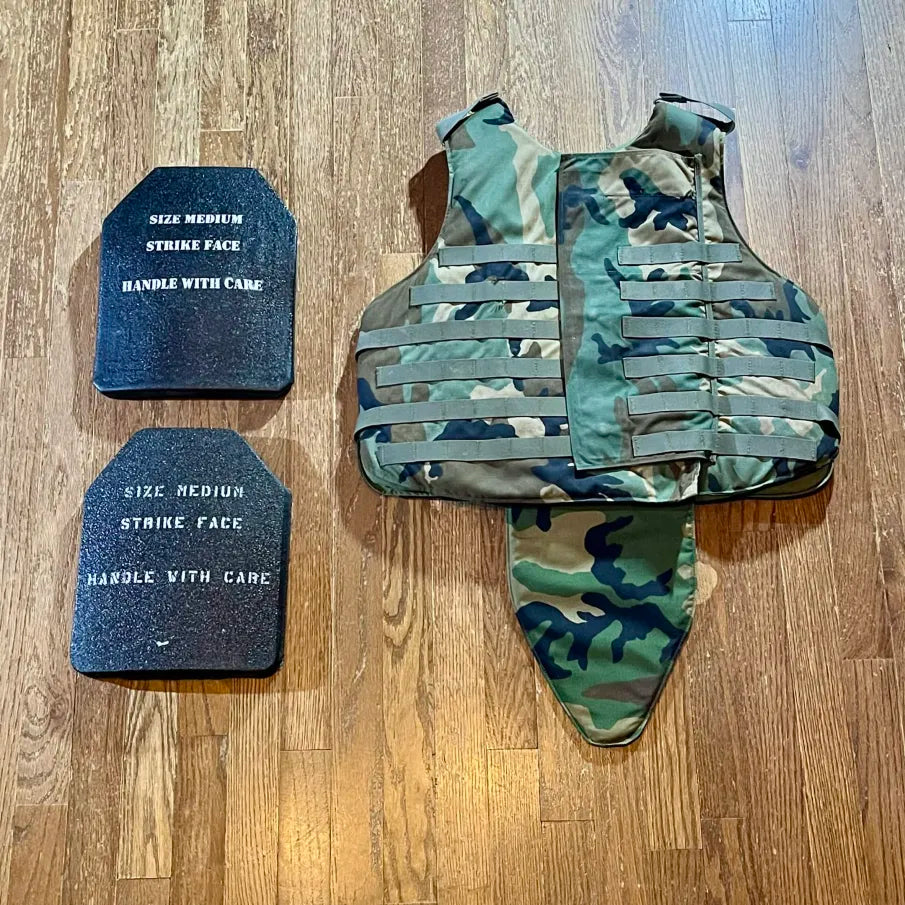 Point Blank Interceptor OTV – M81 Woodland – Size Medium – SAPI Armor Configuration