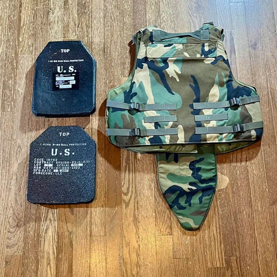 Point Blank Interceptor OTV – M81 Woodland – Size Medium – SAPI Armor Configuration