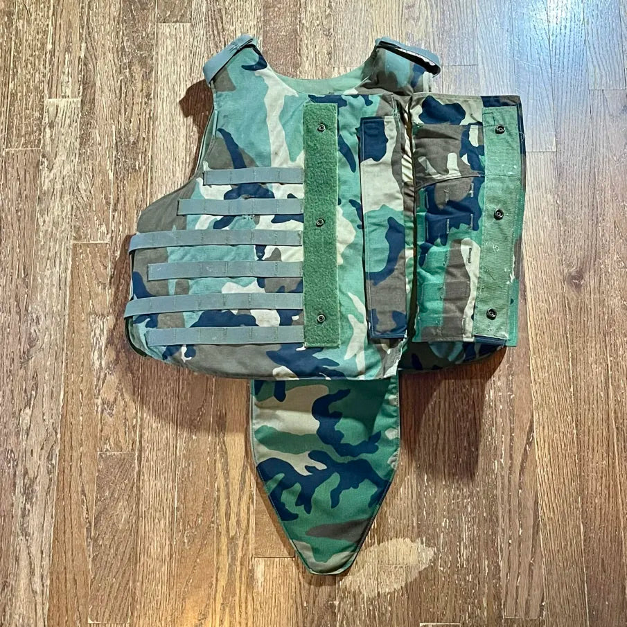 Point Blank Interceptor OTV – M81 Woodland – Size Medium – SAPI Armor Configuration