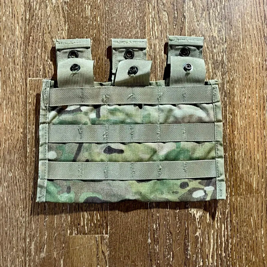 MOLLE II Triple Magazine Pouch – Side-by-Side – OCP / MultiCam – NSN 8465-01-580-0967