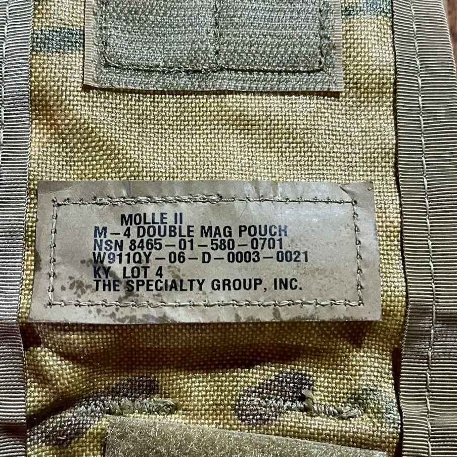 MOLLE II Double Magazine Pouch – OCP / MultiCam - NSN 8465-01-580-0701