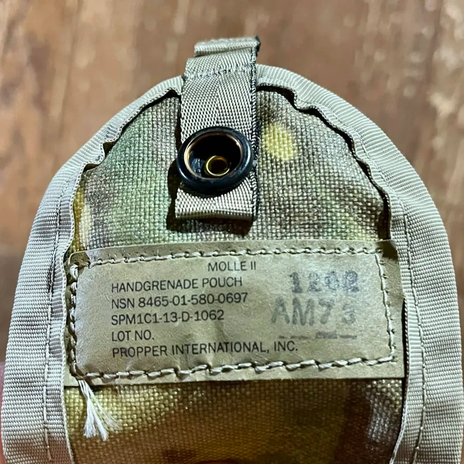 MOLLE II Hand Grenade Pouch – OCP / MultiCam – NSN 8465-01-580-0697